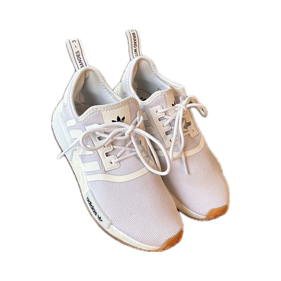 adidas NMD_R1 Primeblue Shoes - M 6.5/W 7.5 - Cloud White / Cloud White / Gum - Picture 2 of 15